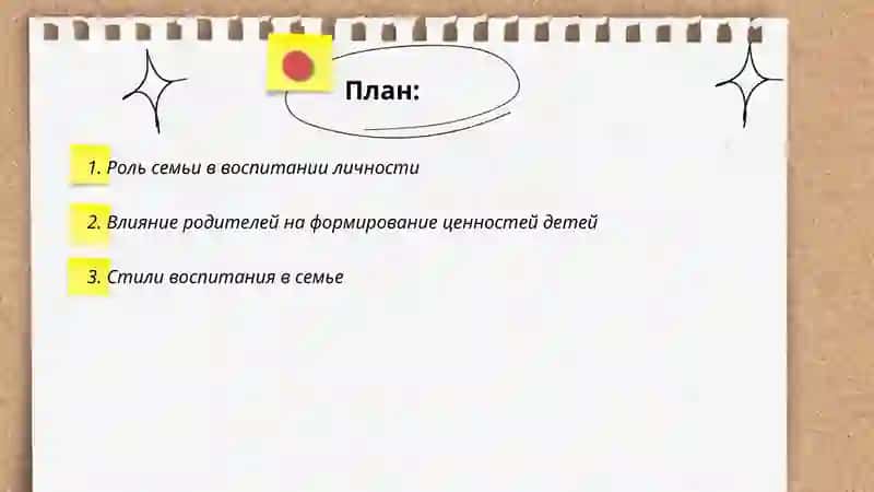 Воспнтание человека -зеркало семьи 2