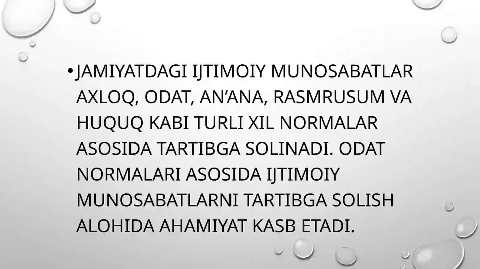 Huquqiy odat-Huquqning qaDIMGI manbasi sifatida 2