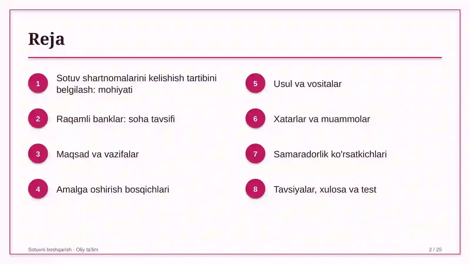 raqamli banklarda sotuv shartnomalarini kelishish tartibini belgilash 9214 2