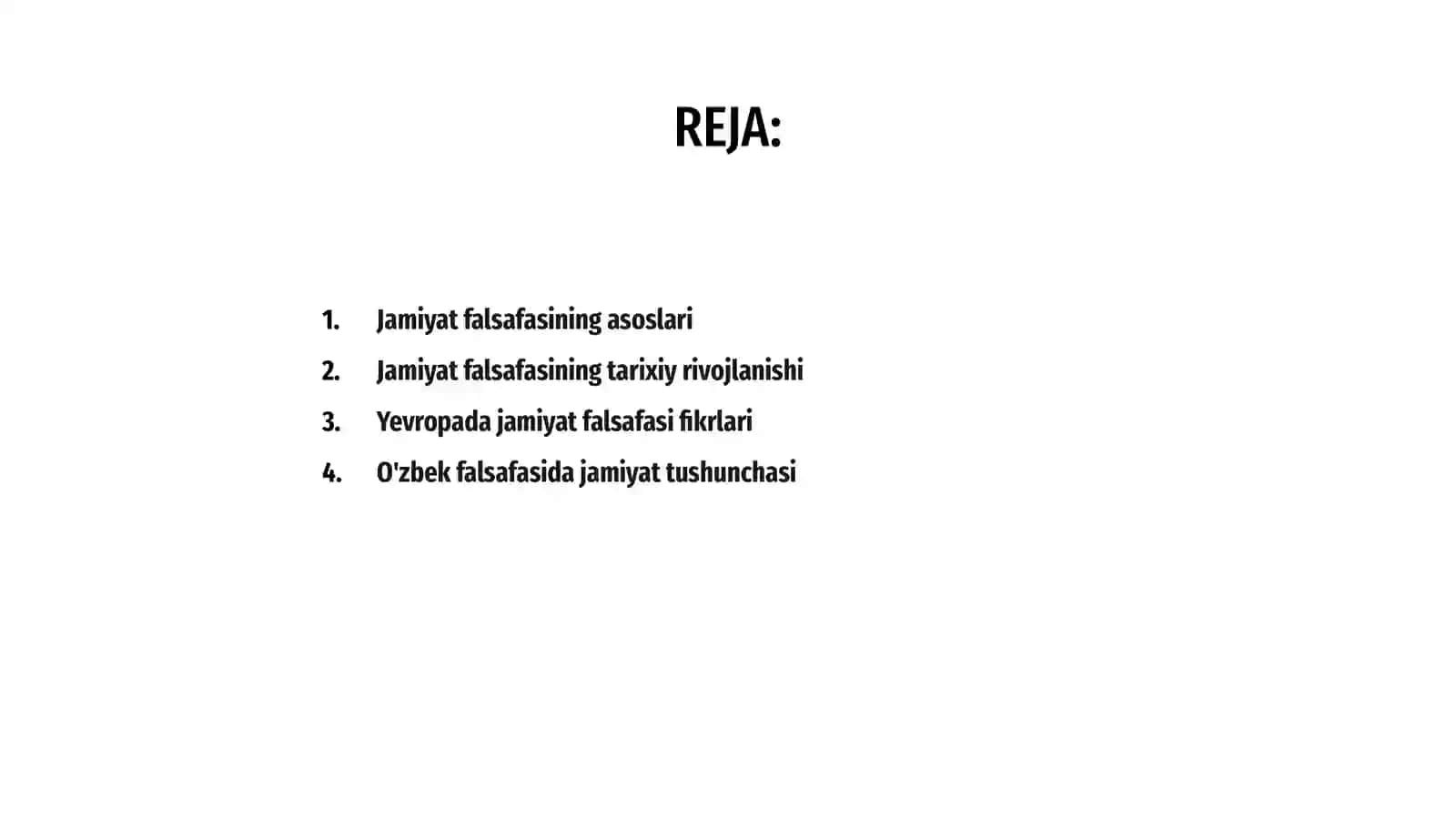Jamiyat falsafasi 2