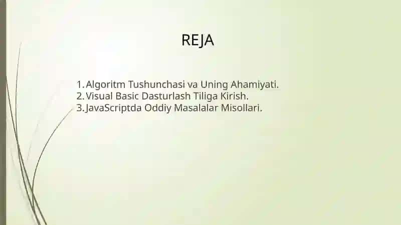 Masalalarning algoritmini tuzish va shu algoritm asosida Delphi dasturlash tilida dastur tuzish. Masalalarning algoritmini tuzish va shu algoritm asosida C++ dasturlash tilida dastur tuzish 2