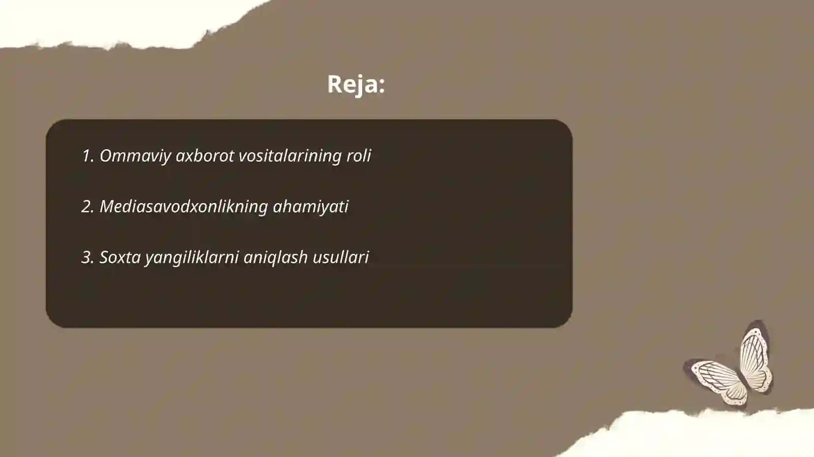 Mediasavodxonlik va fake news 2