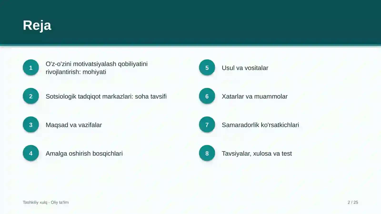 sotsiologik tadqiqot markazlarida xodimlarning o'z o'zini motivatsiyalash qobiliyatini rivojlantirish 5157 2
