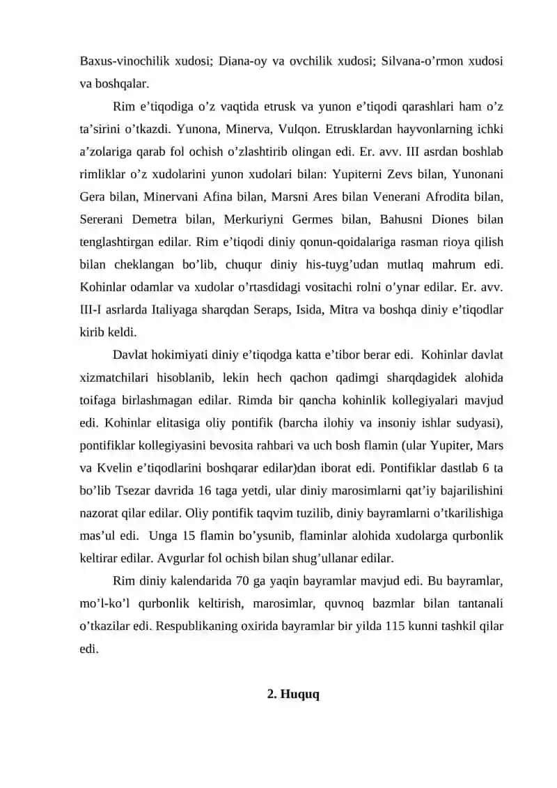 Qadimgi Rim madaniyati 2
