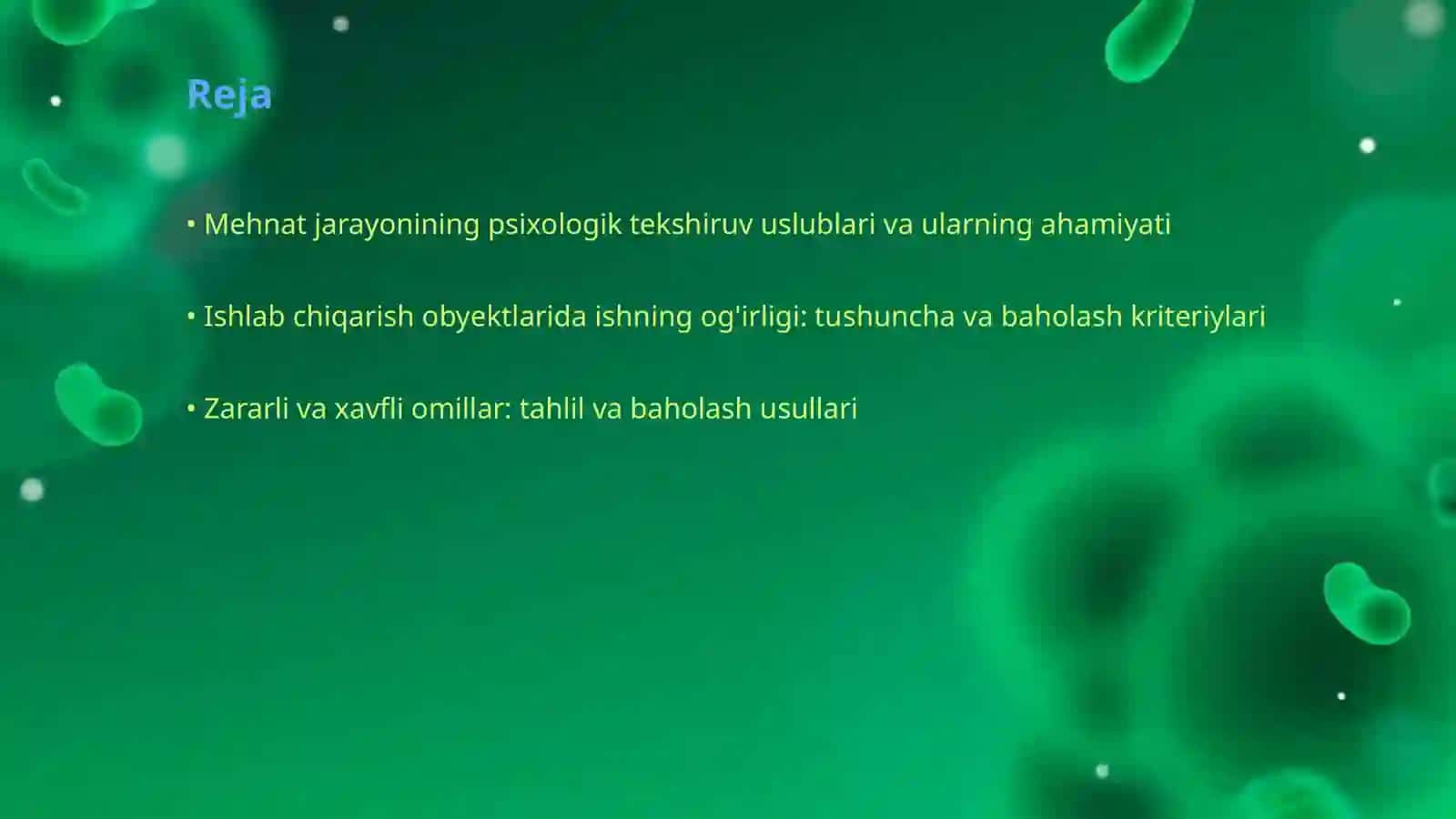 Mehnat jarayonining psixologik tekshiruv uslublari 2