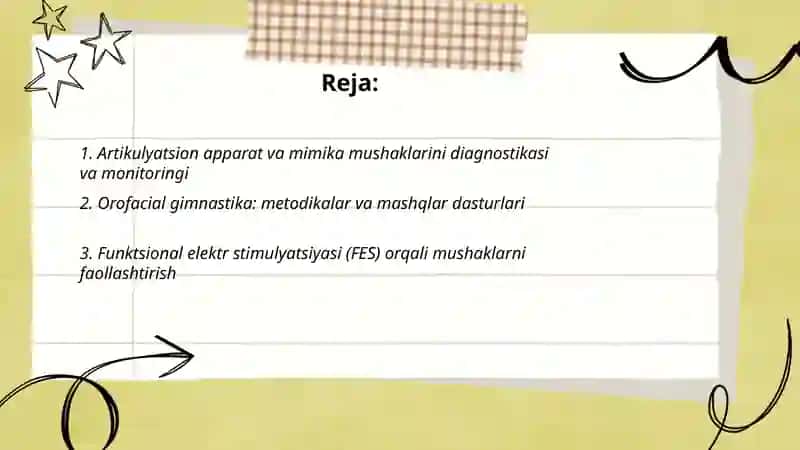 Artikulyatsion apparat va mimika mushaklari harakatchanligini rivojlantirish texnologiyalari 2