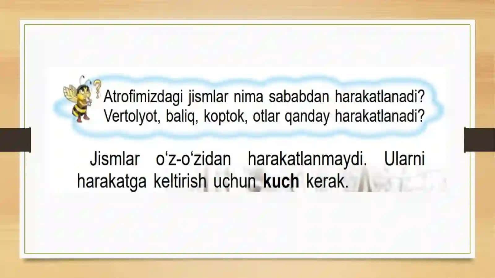 "Harakat" mavzusiga taqdimoti 2