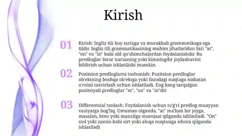 Egilishdagi Salqilik Aylanish Burchagi Haqida Tushuncha Va Ular Orasidagi Differentsial Bog'Lanish 2