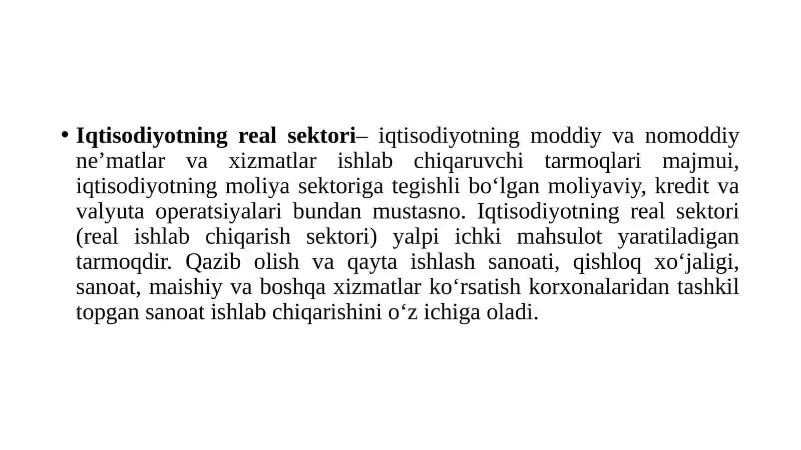 Dinamik makro iqtisodiy tahlil 2