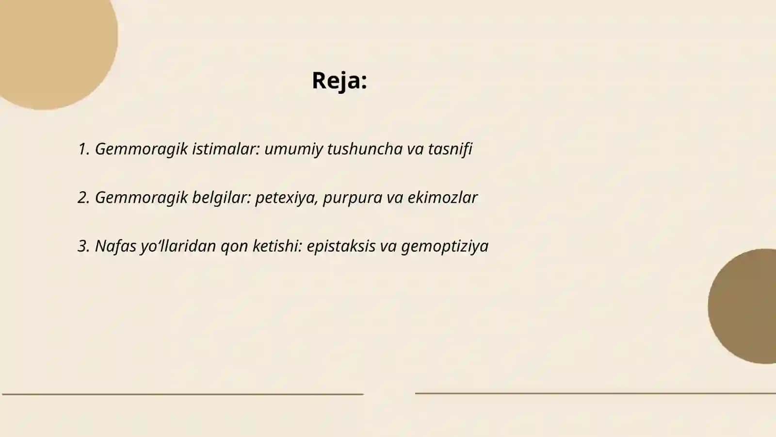 Gemmoragik istimalar 2