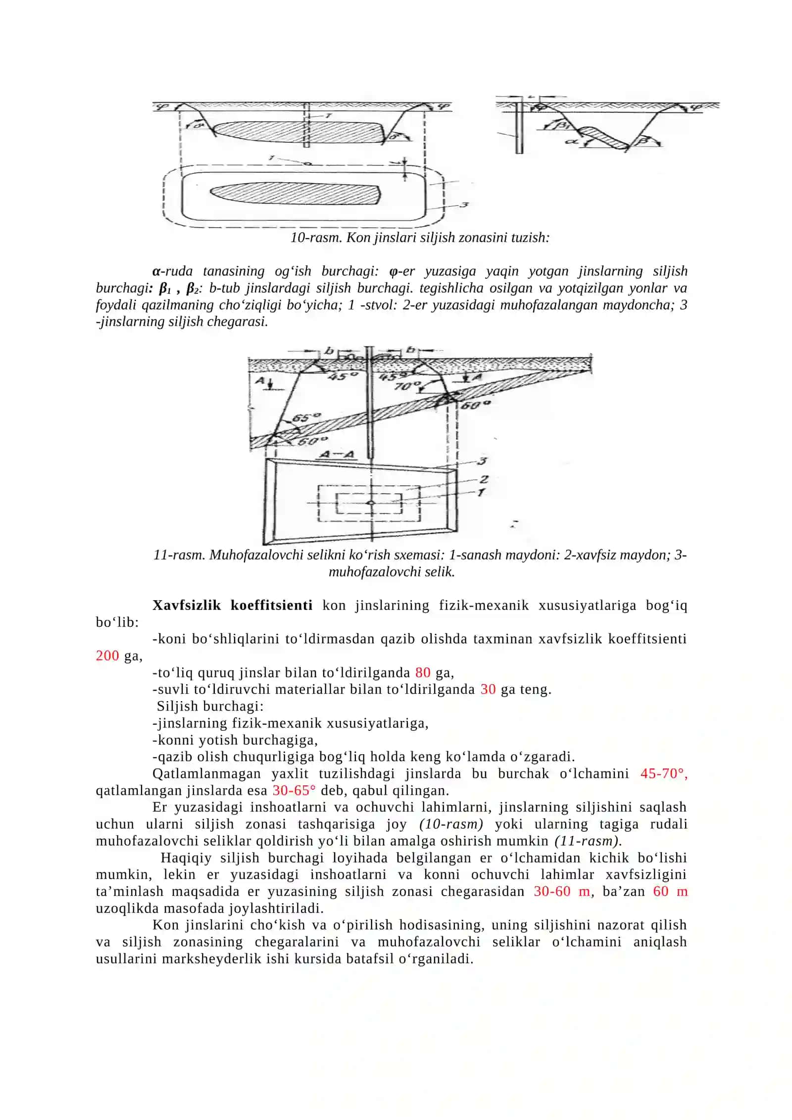 Foydali qazilmalarni qazib olishning yondosh jinslar va er yuzasining siljishiga ta’siri 2