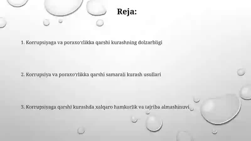 Korrupsiyaga va poraxoʻrlikka qarshi kurashish toʻgʻrisida 2