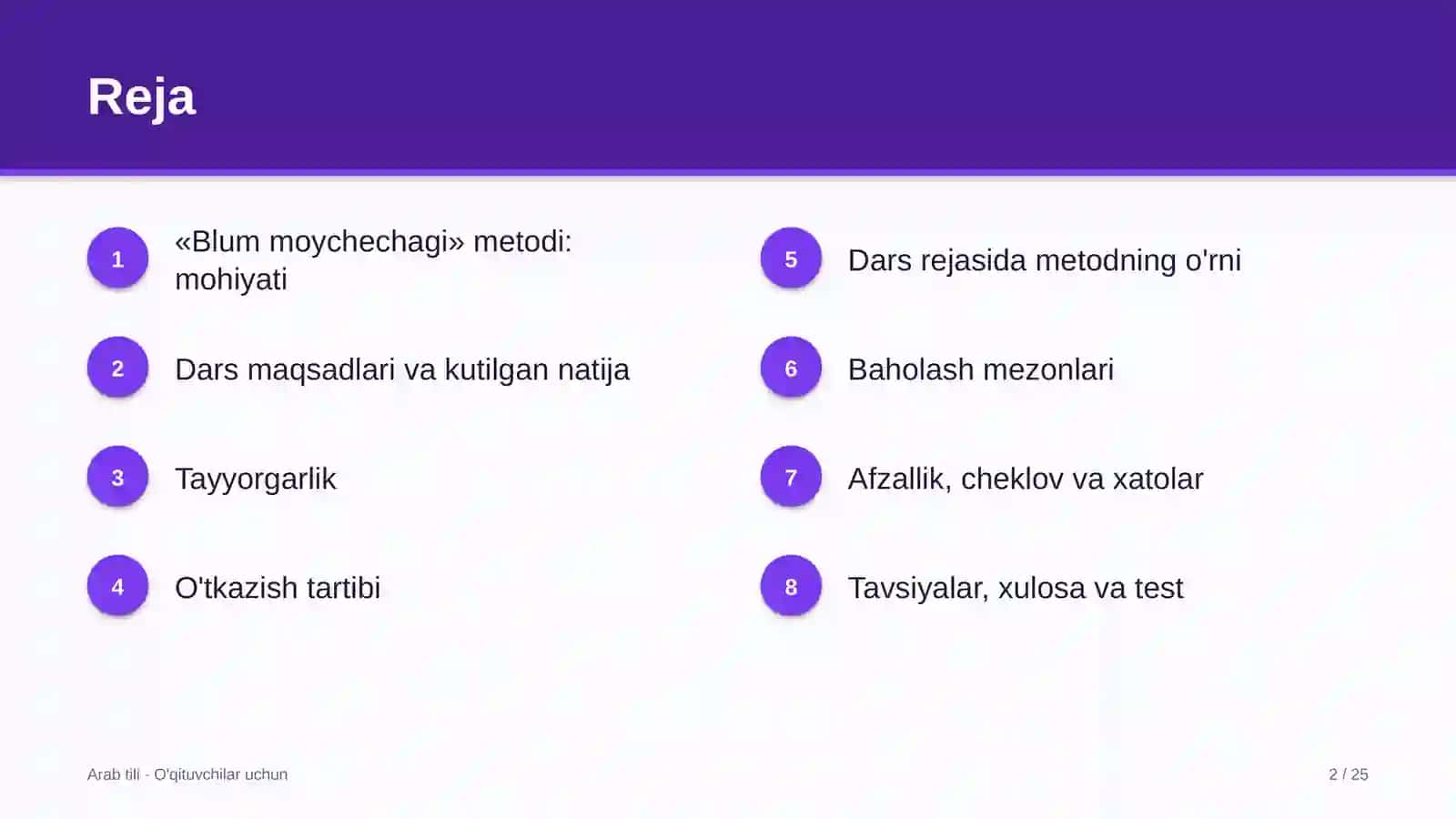 arab tili darslarida blum moychechagi metodidan foydalanish 9264 2