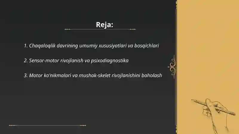 Chaqaloqlik davrining xususiyatlari va psixodiagnostikasi 2