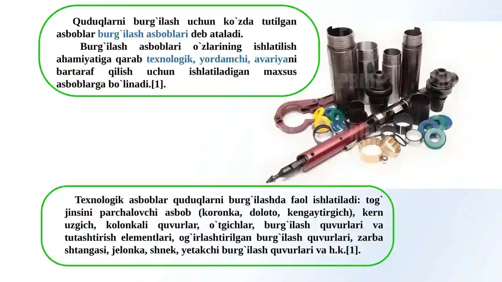 Burg‘ilash uskunalari va ulardan unumli foydalanish 2