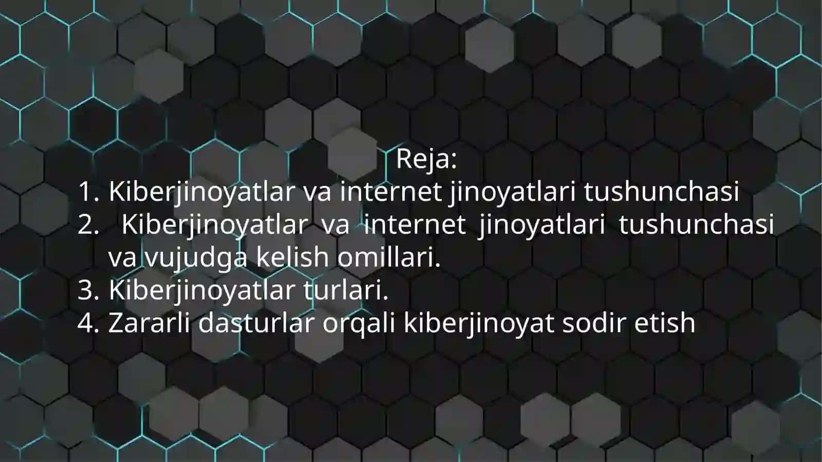 Kiberjinoyatlar va internet jinoyatlari 2