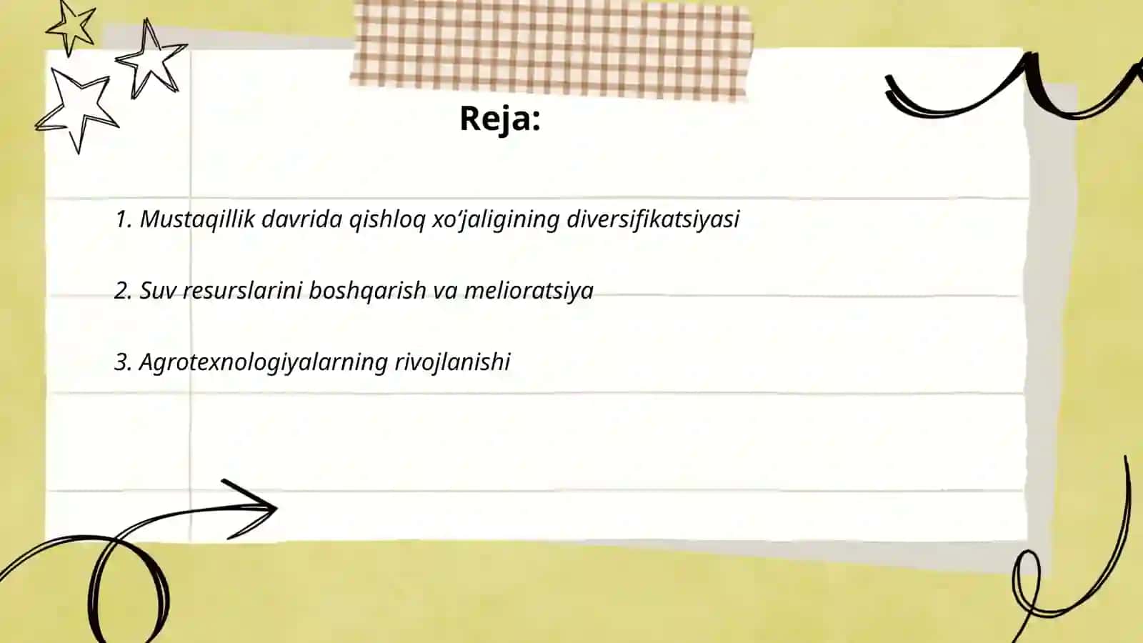 Mustaqillik davrida qishloq xoʻjaligining diversifikatsiyasi 2