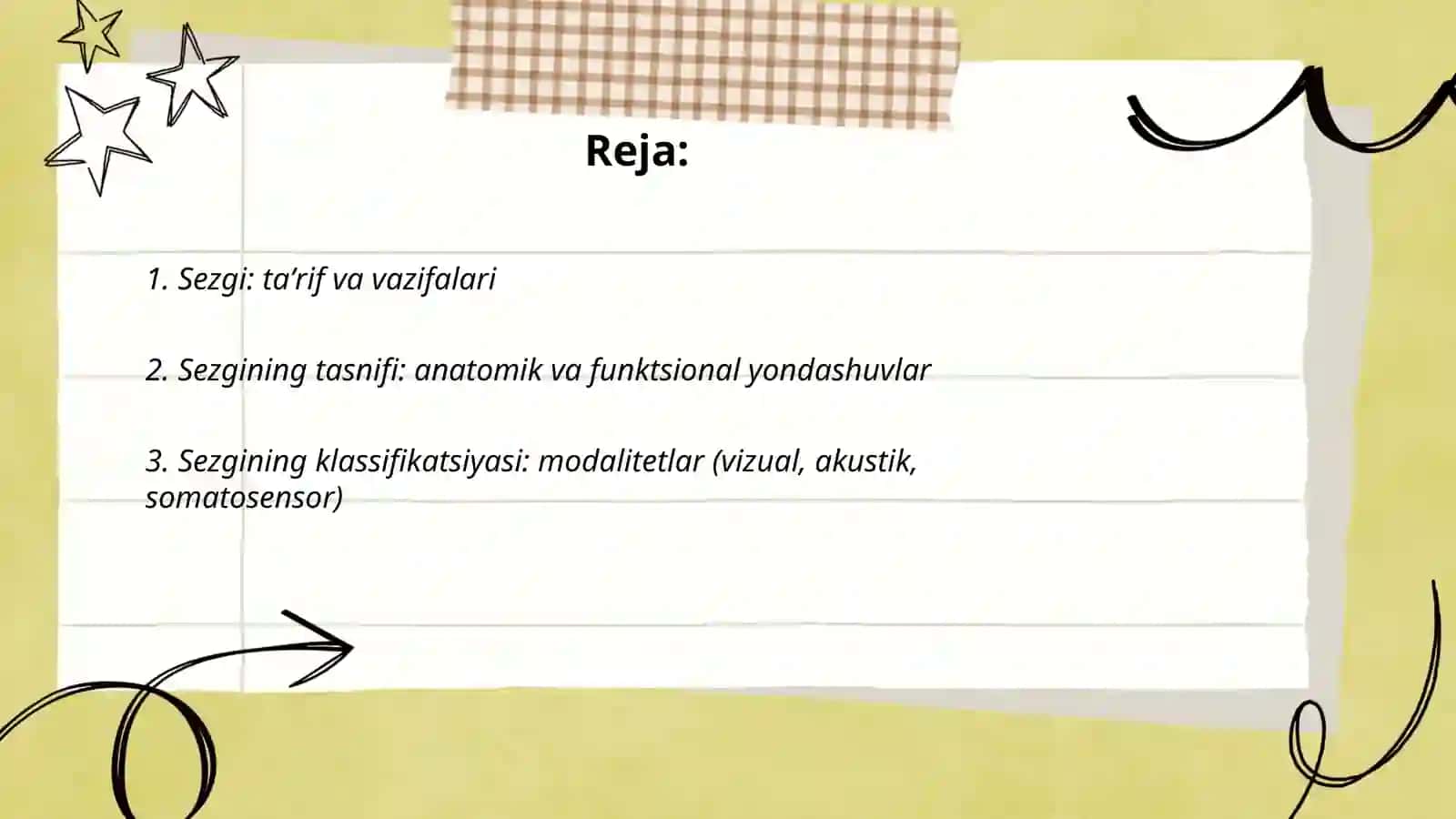 Sezgining Tasnifi, Sezgi Klassifikasiyalari, Qonuniyatlari 2