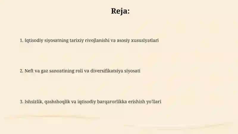 Arabdavlatlaridagi iqtisodiy siyosat 2