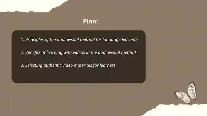 Audiovisual Method learn with videos 2