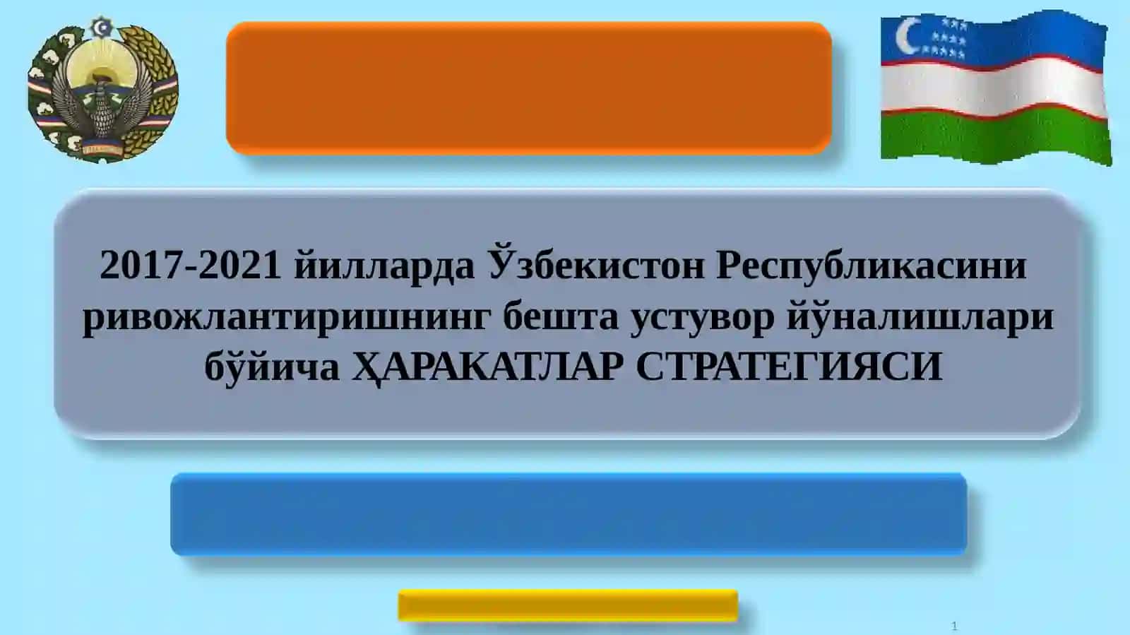 Yangi O‘zbekistonda amalga oshirilayotgan islohotlar 2