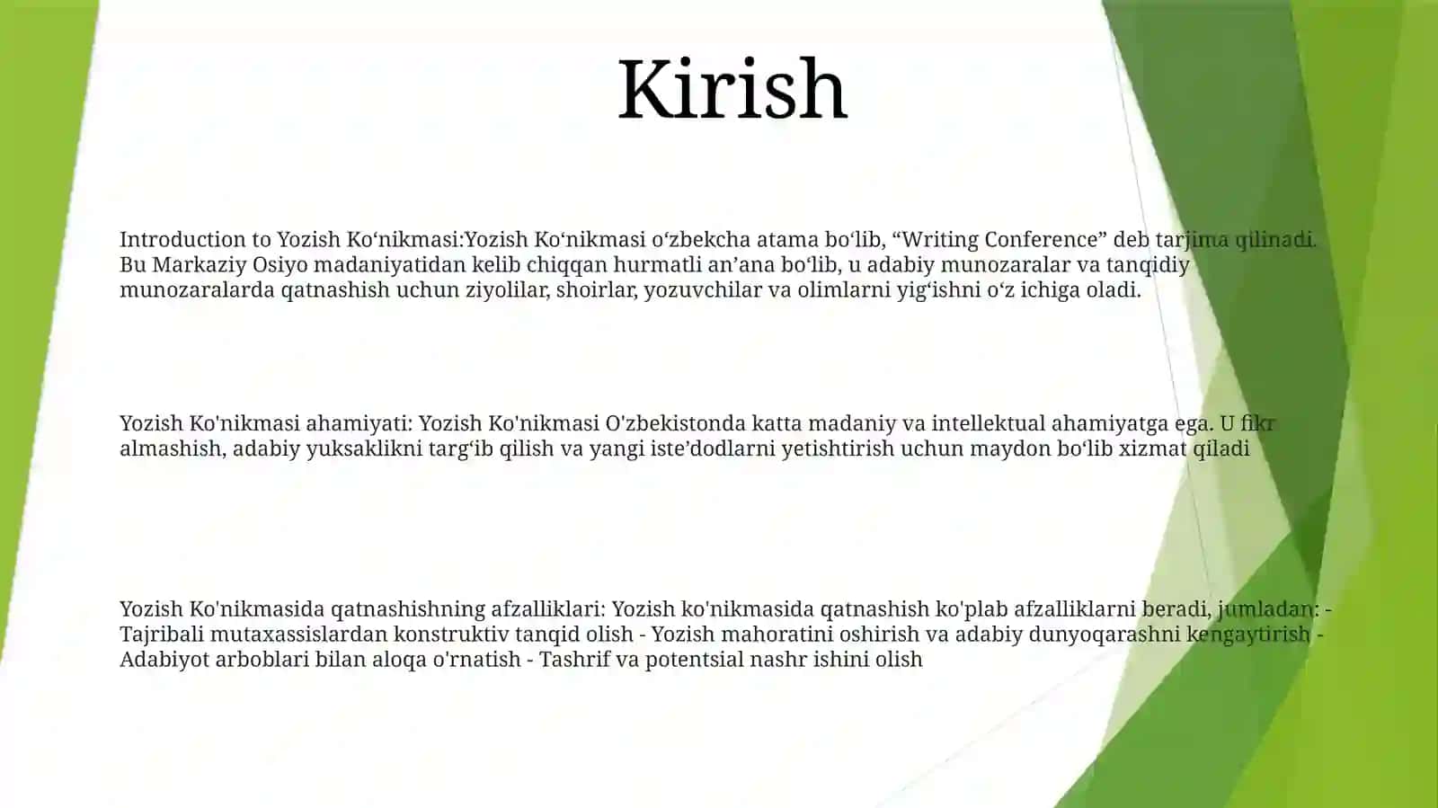 YozishKo'Nikmasi 2