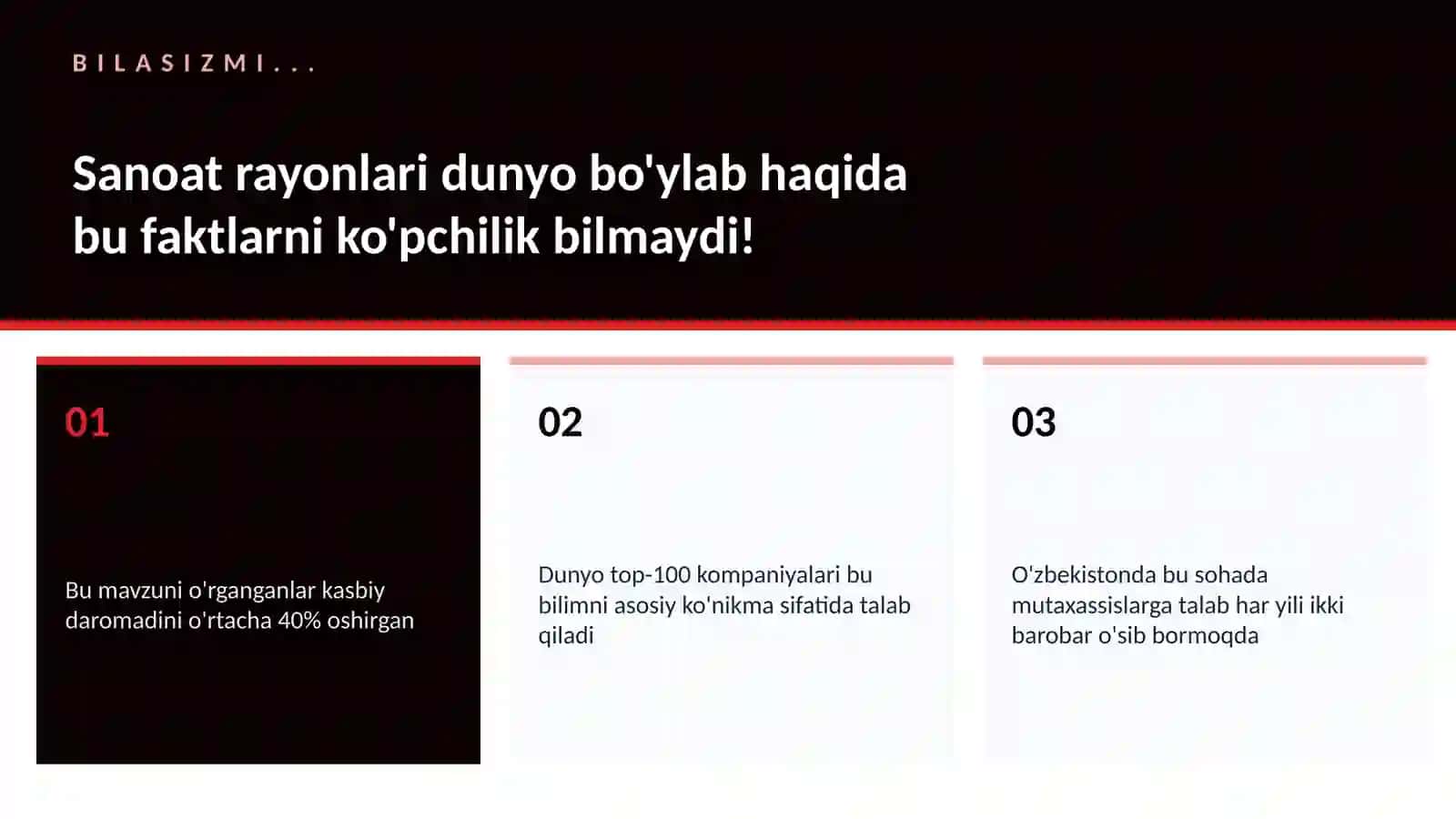 Sanoat rayonlari dunyo bo'ylab 2