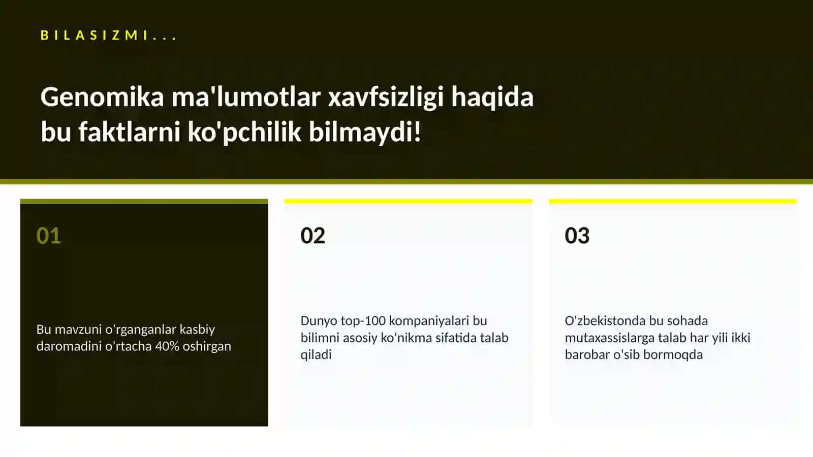 GENOMIKA MA'LUMOTLAR XAVFSIZLIGI 2