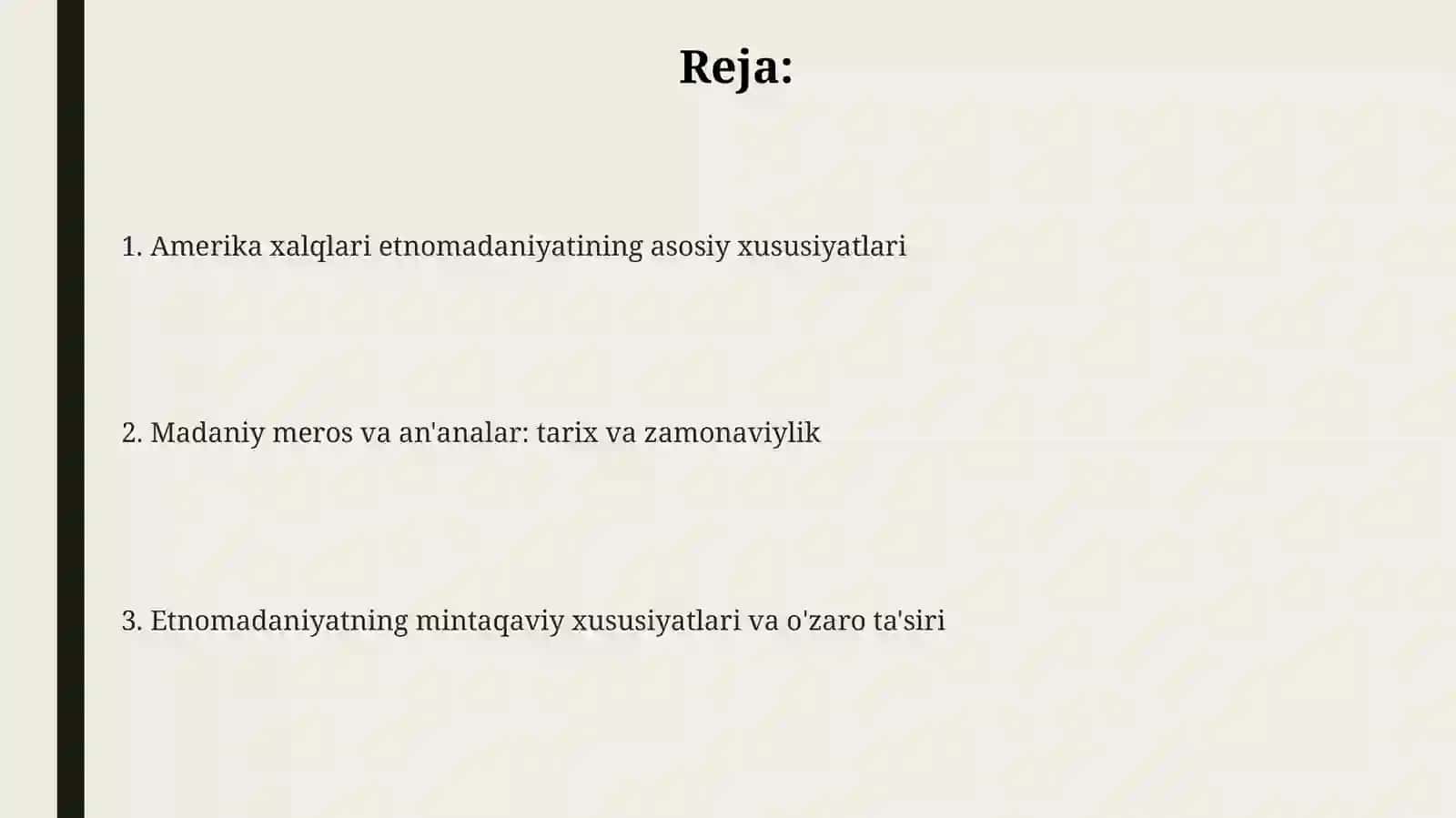 Amerika xalqlarini etnomadaniyati 2