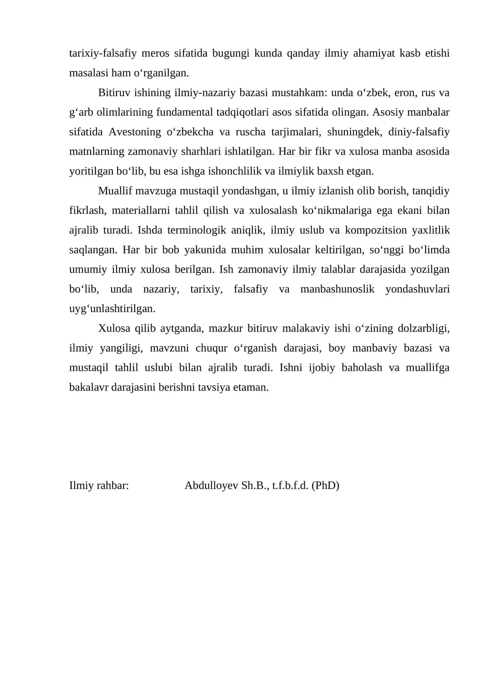 Avestoda Ahura Mazda obrazining ifodalanishi va uning tadrijiy evolyutsiyasi 2