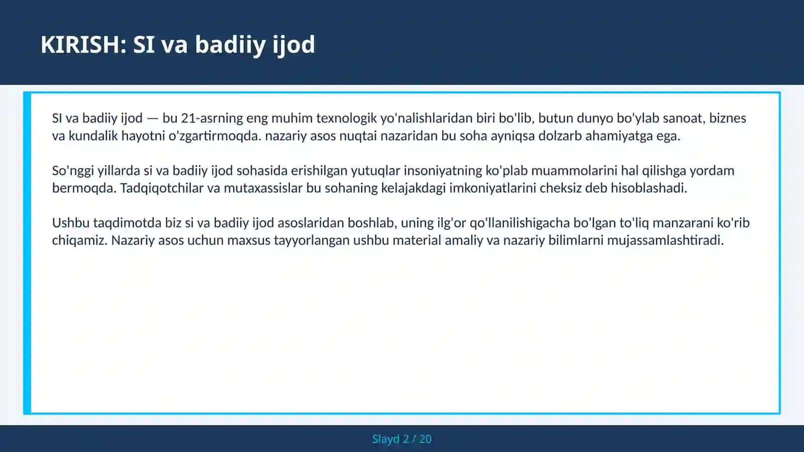 SI VA BADIIY IJOD 2