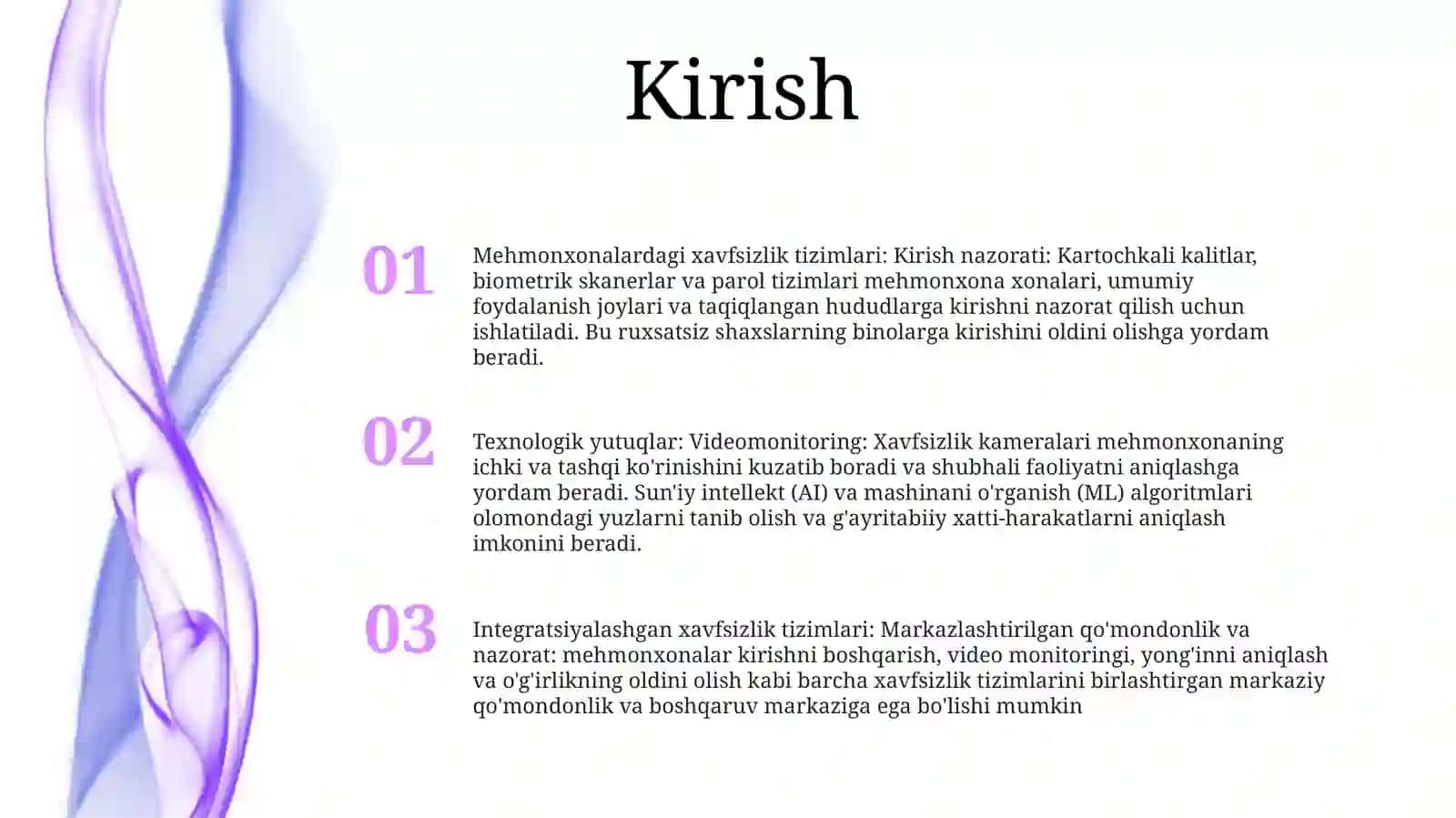 Mehmonxonalarda Xavfsizlikni Ta’minlashning Texnik Asoslari 2
