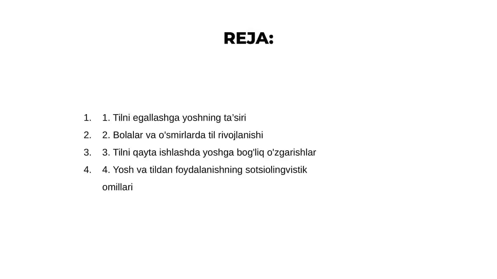 TIL VA YOSH 2