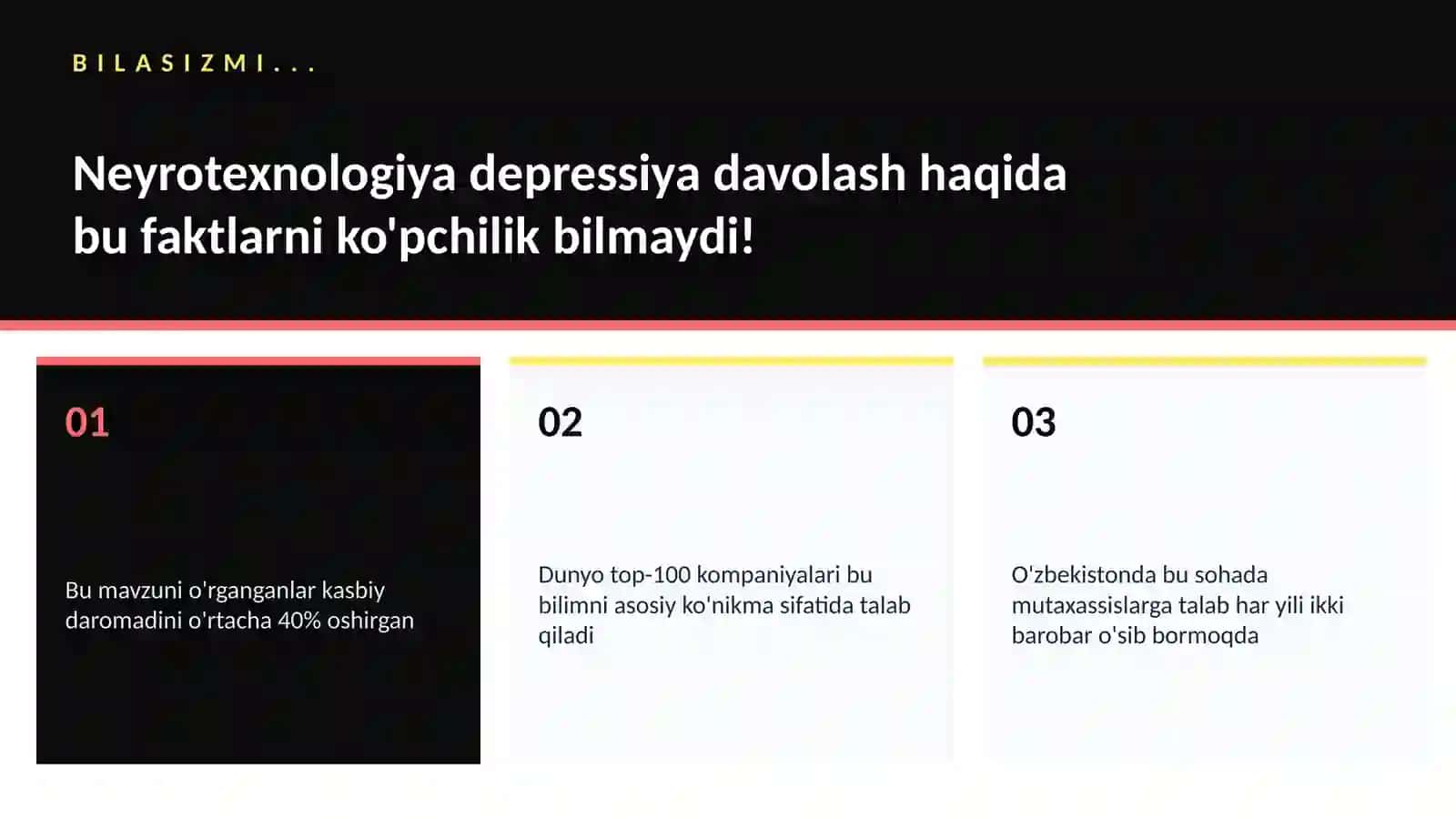 Neyrotexnologiya depressiya davolash 2