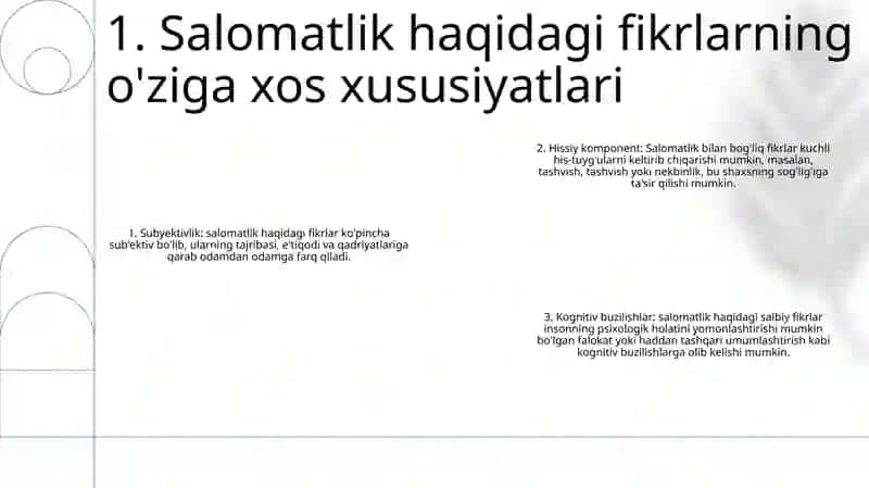 Salomatlik Va Kasallik Haqidagi Fikrlarning OʻZiga Xos Xususiyatlari 2