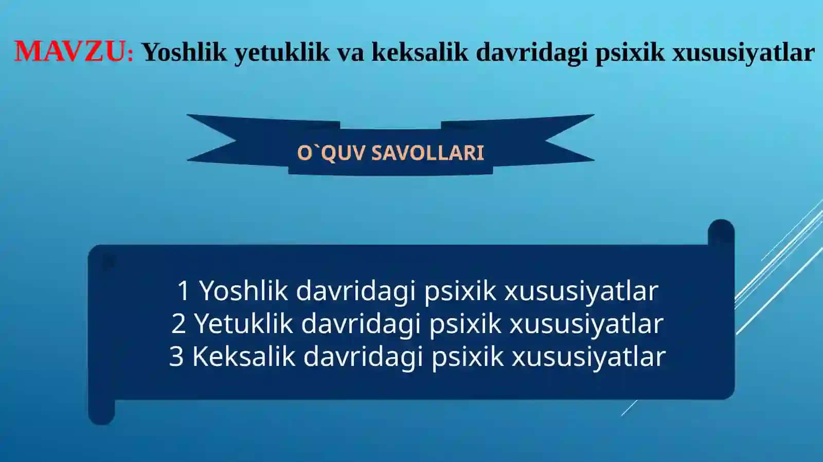 FARG`ONA DAVLAT21\131- KURSANTIRAHIMOV AZIZBEK VA QARSHIYEV ASADBEKNINGPSIXALOGIYA FANIDAN TAYYORLAGANTAQDIMOTI 2