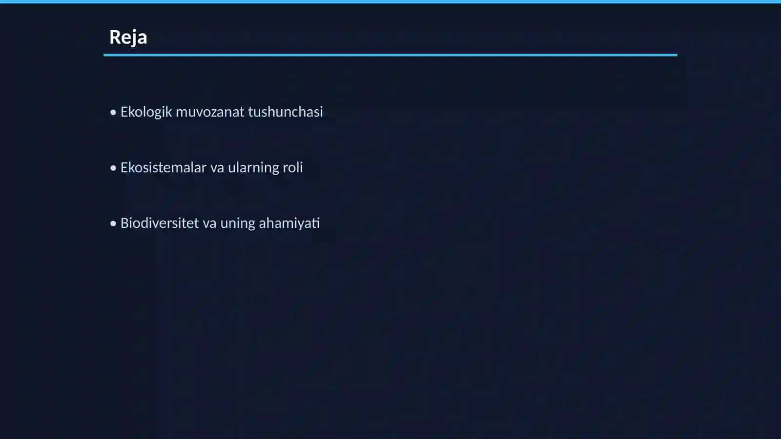 Ekologik muvozanat 2