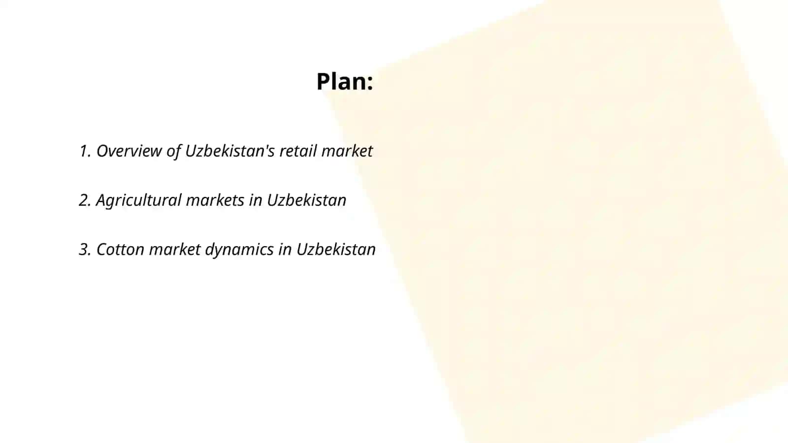 Uzbekistan Retail Market Overview 2
