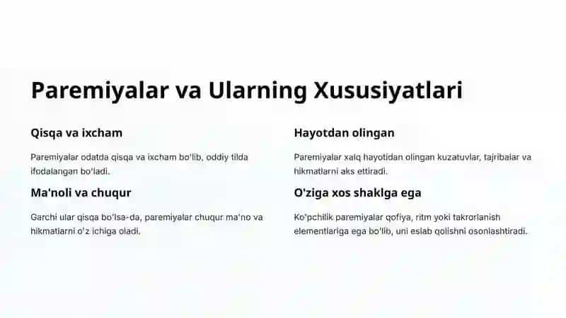 Paremiologik til birliklari 2