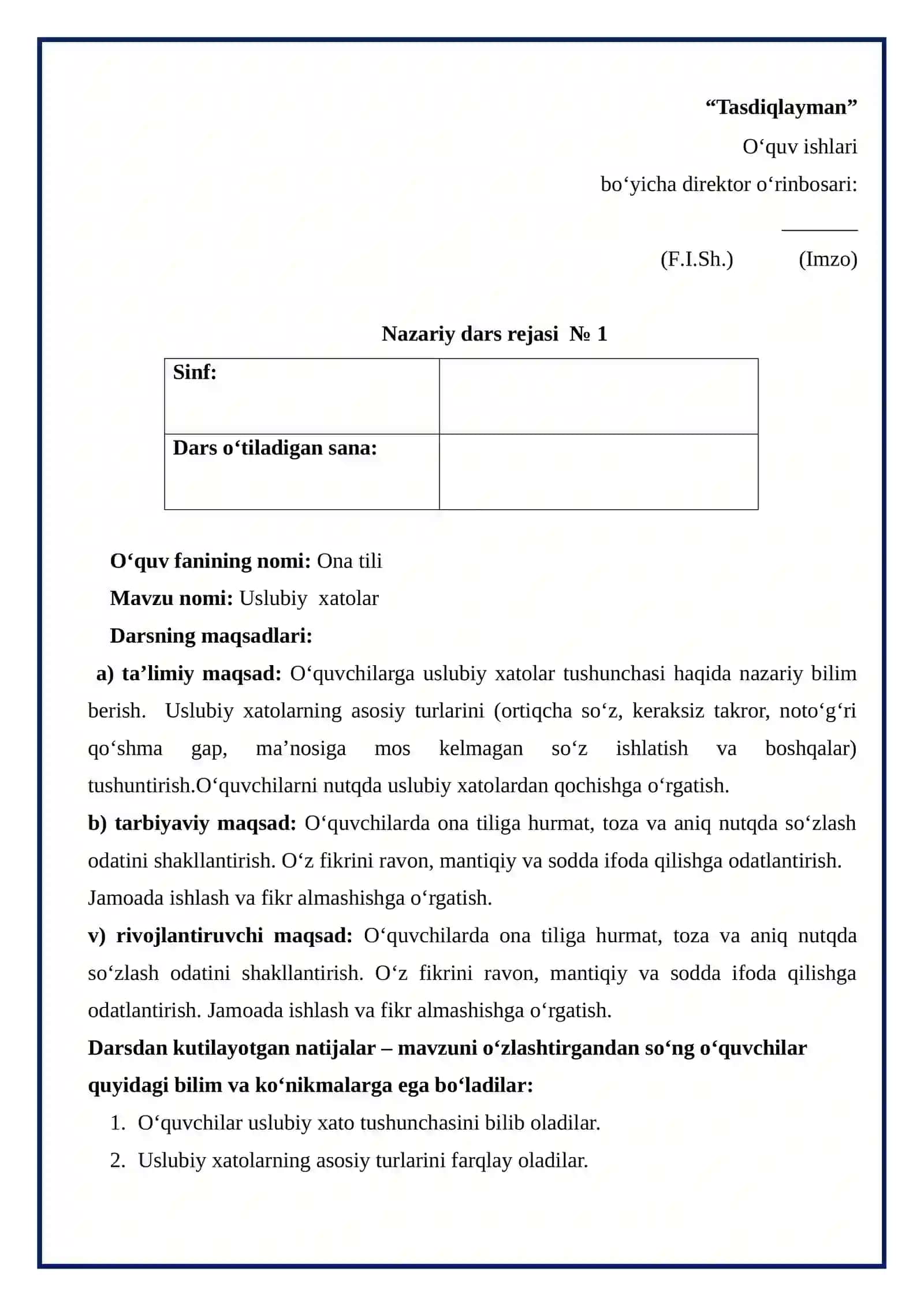 Uslubiy xatolar 2