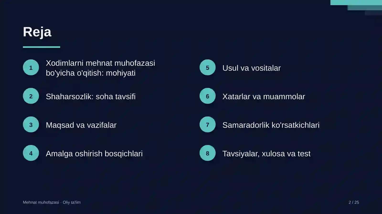 shaharsozlikda xodimlarni mehnat muhofazasi bo'yicha o'qitish 1414 2
