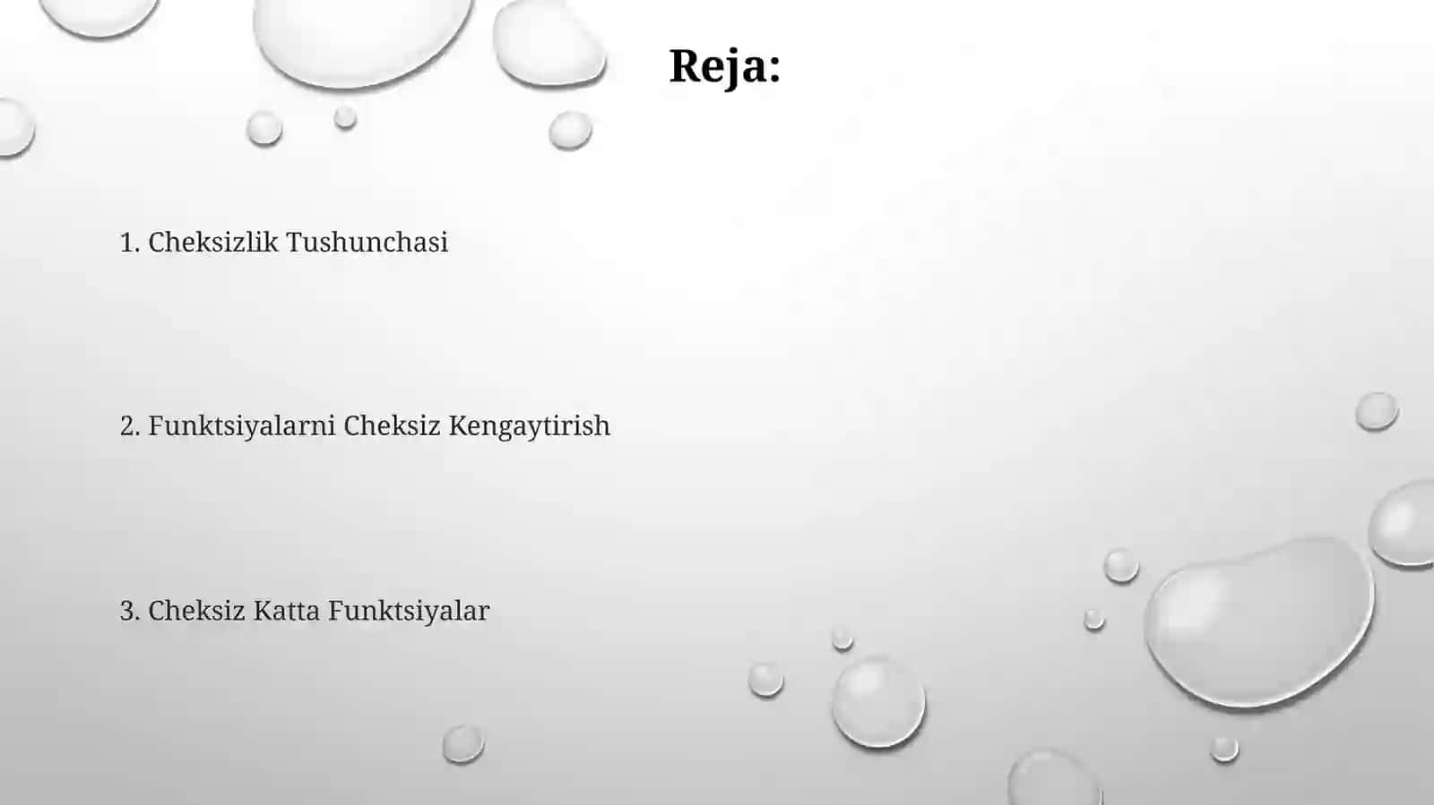 Cheksizkattafunksiyalar 2