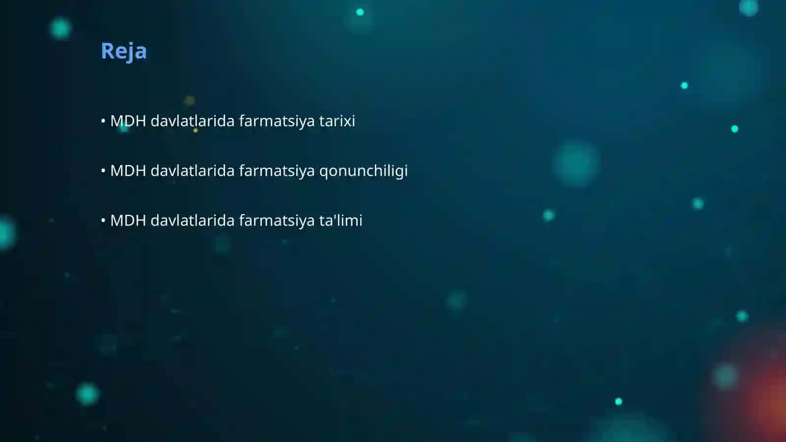 MDH davlatlarida farmatsiyani rivojlanishi 2