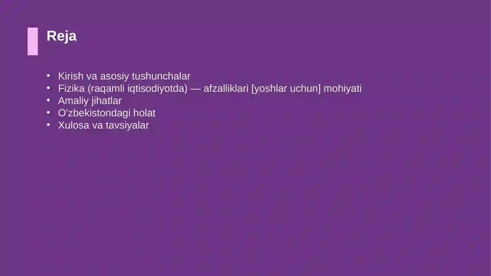 Fizika (raqamli iqtisodiyotda) — afzalliklari [yoshlar uchun] 2