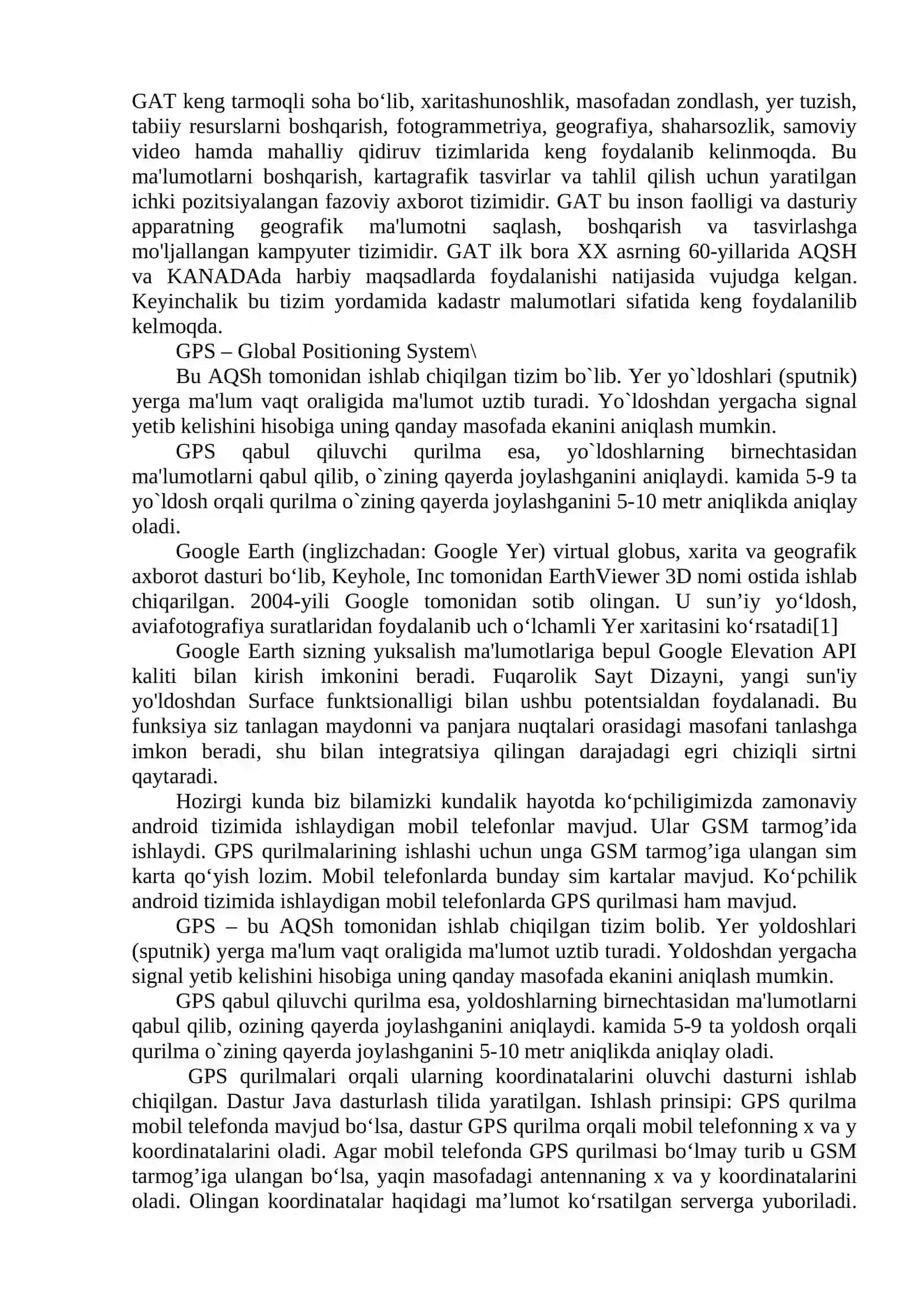 TARIXIY TADQIQOTLARDA GEOGRAFIK AXBOROT TIZIMLARINING O'RNI 2