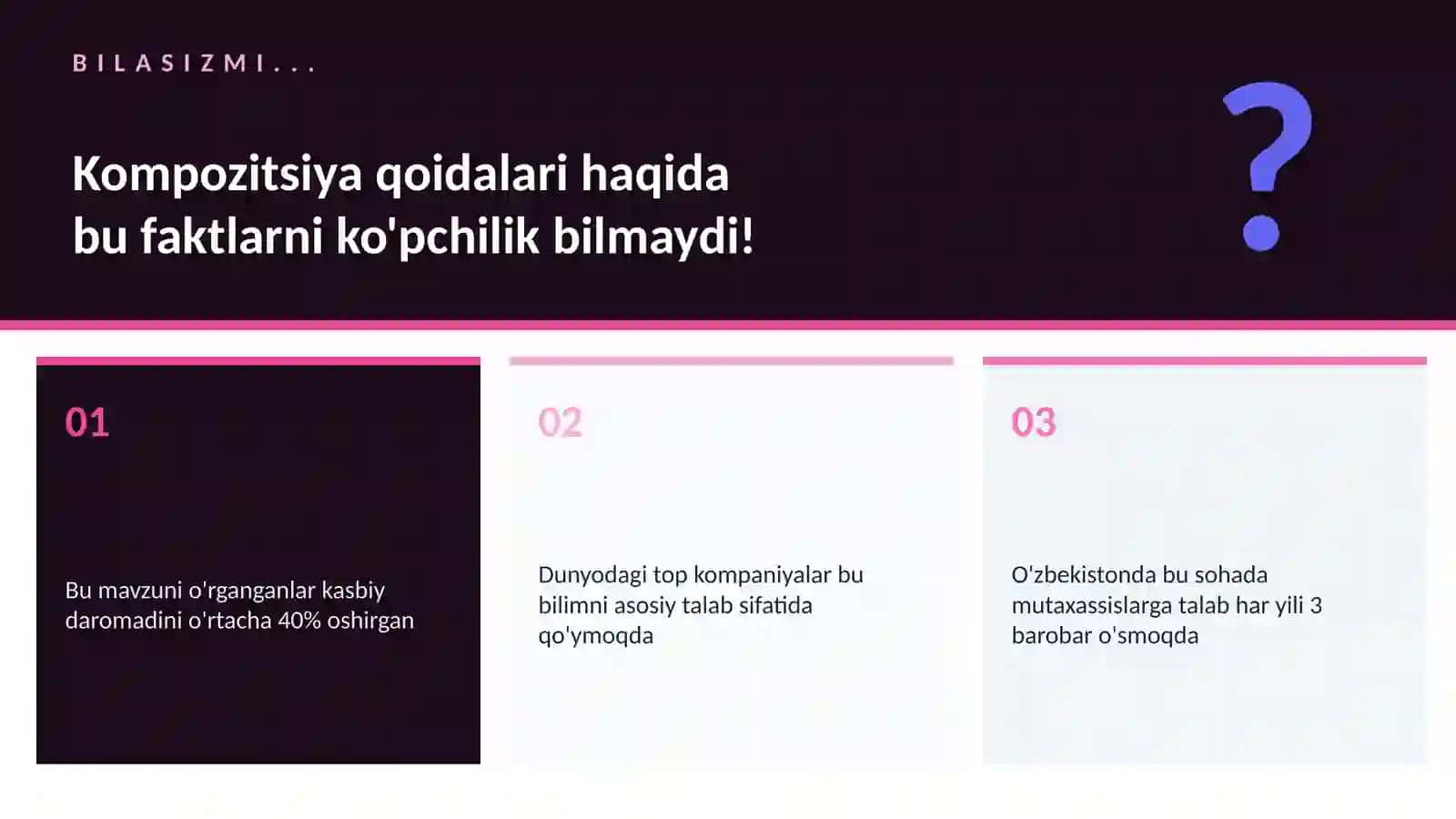 Kompozitsiya qoidalari 2
