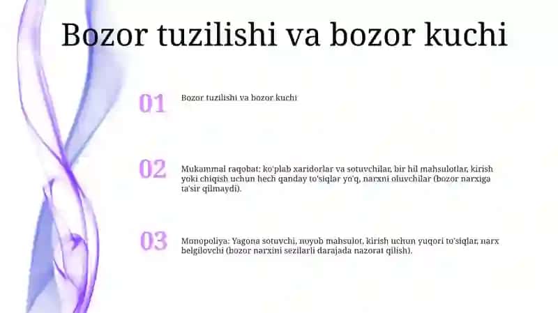 Bozor Hokimiyati Sharoitida Narx Belgilash Tamoyillari 2