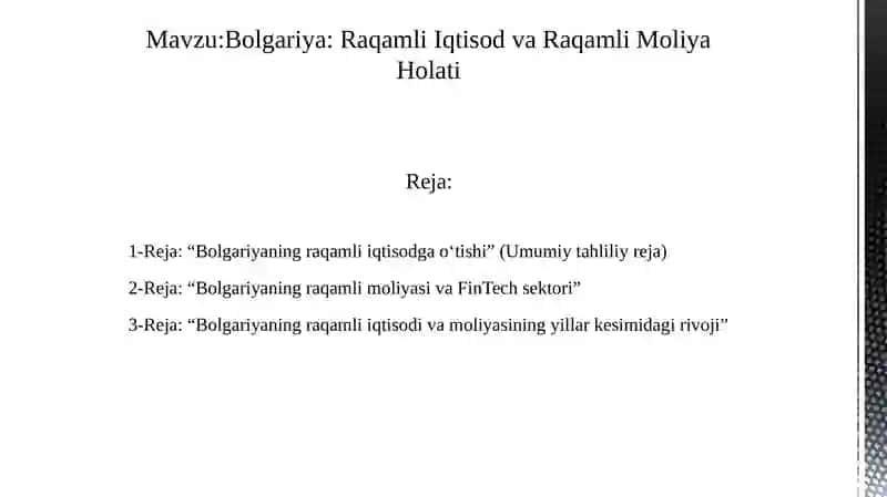 Bolgariyaning raqamli iqtisodiy faoliyati 2