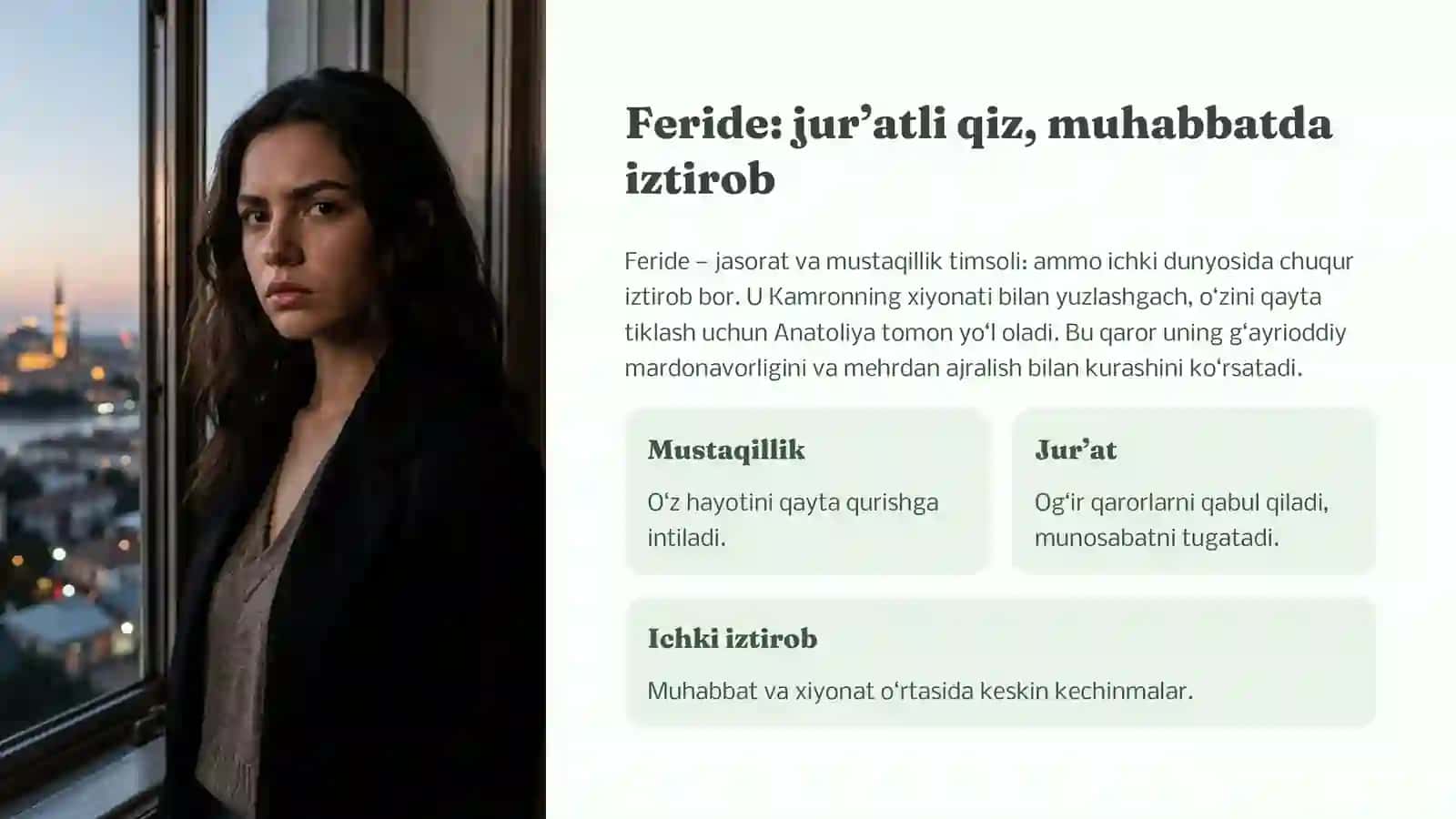 "Choliqushi" qahramonlari: xarakter va iztirob 2