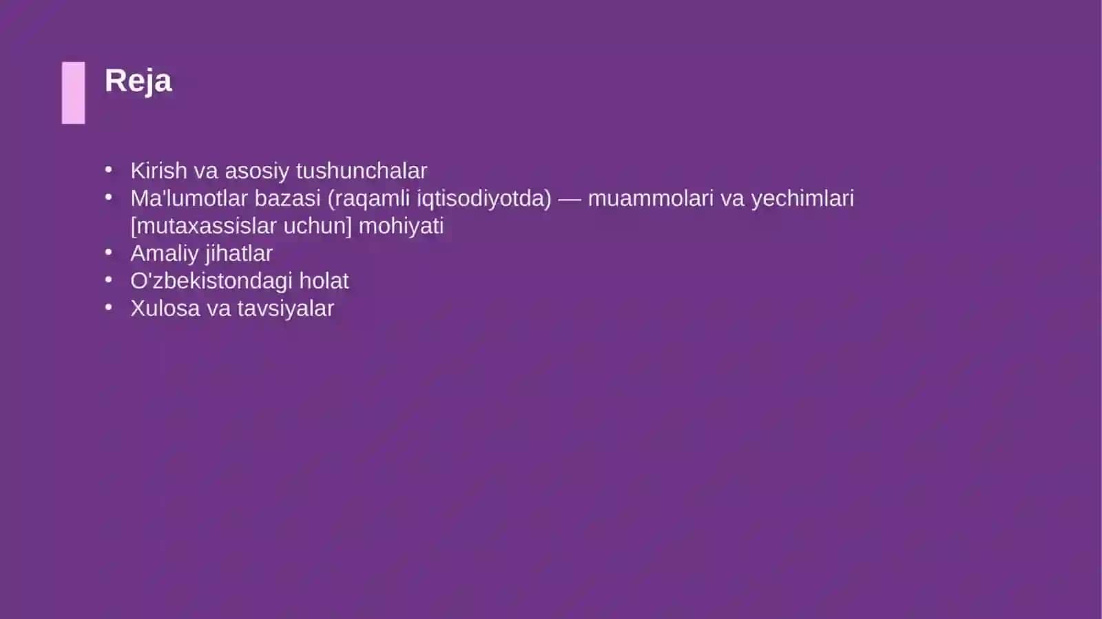 Ma'lumotlar bazasi (raqamli iqtisodiyotda) — muammolari va yechimlari [mutaxassislar uchun] 2